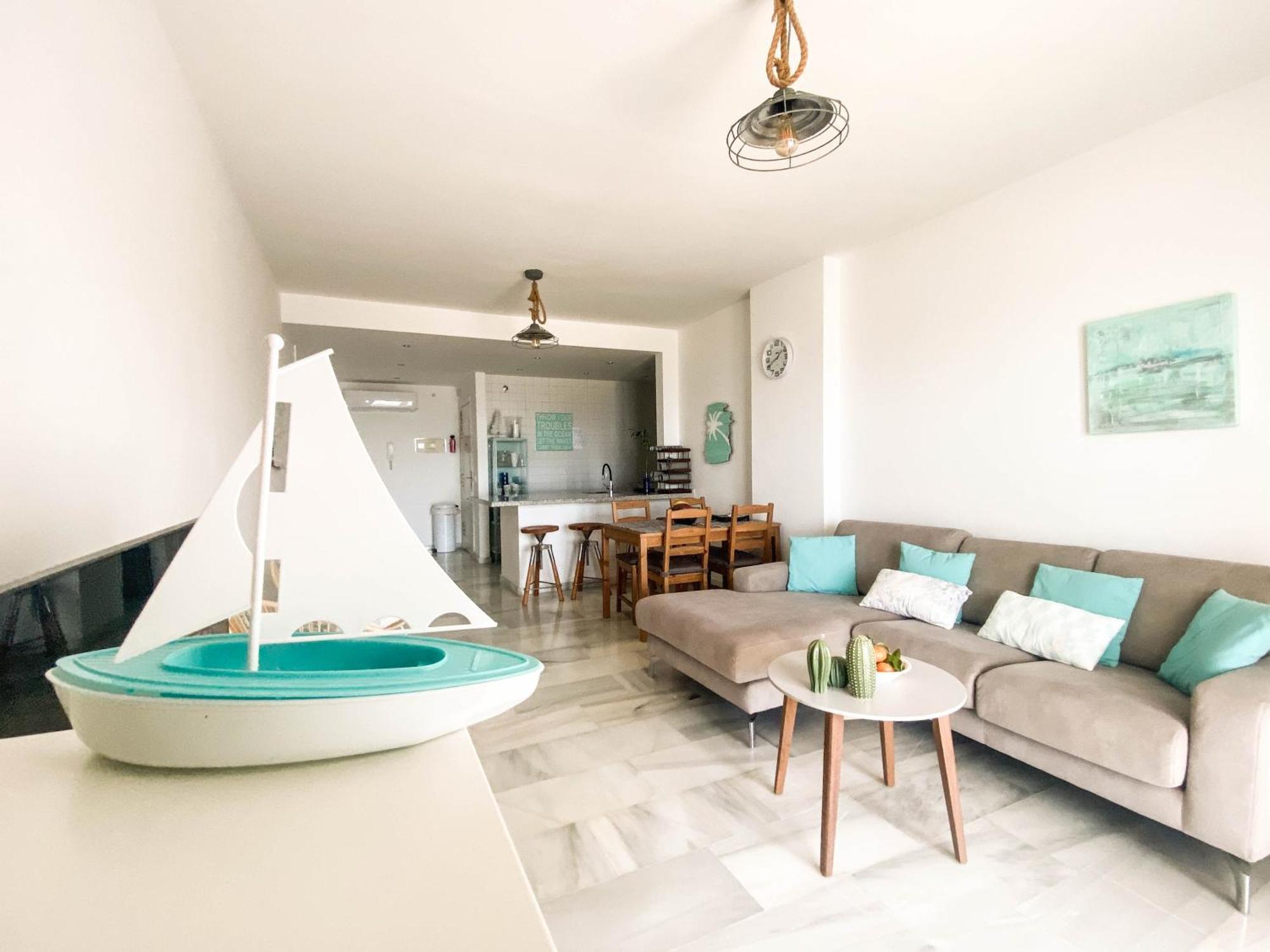 Frontline Beach Ground Floor With Privet Garden, Mi Capricho 16 Mijas Kültér fotó